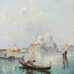 Sailing in a gondola